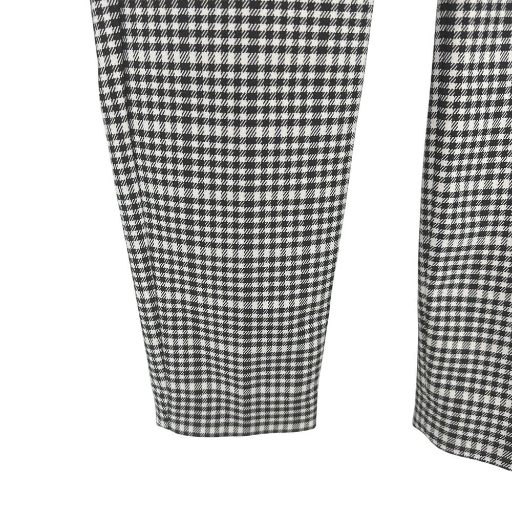 Express Black & White Check Pattern Columnist Pan… - image 8